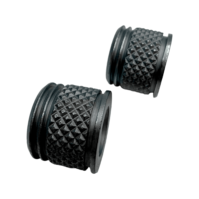 Double-Step Non-Standard Diamond-Knurled Embedded Nut