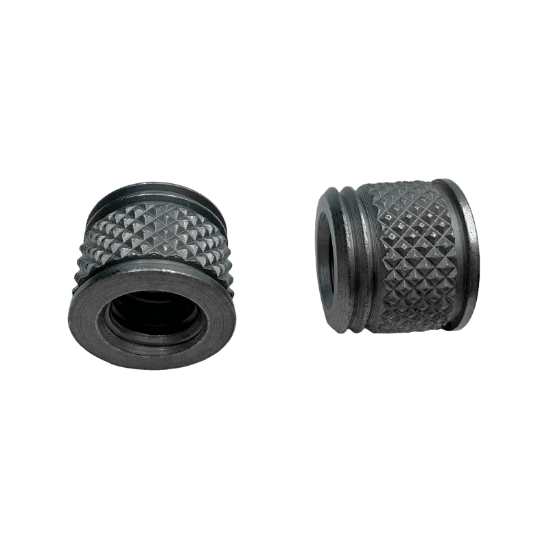Double-Step Non-Standard Diamond-Knurled Embedded Nut
