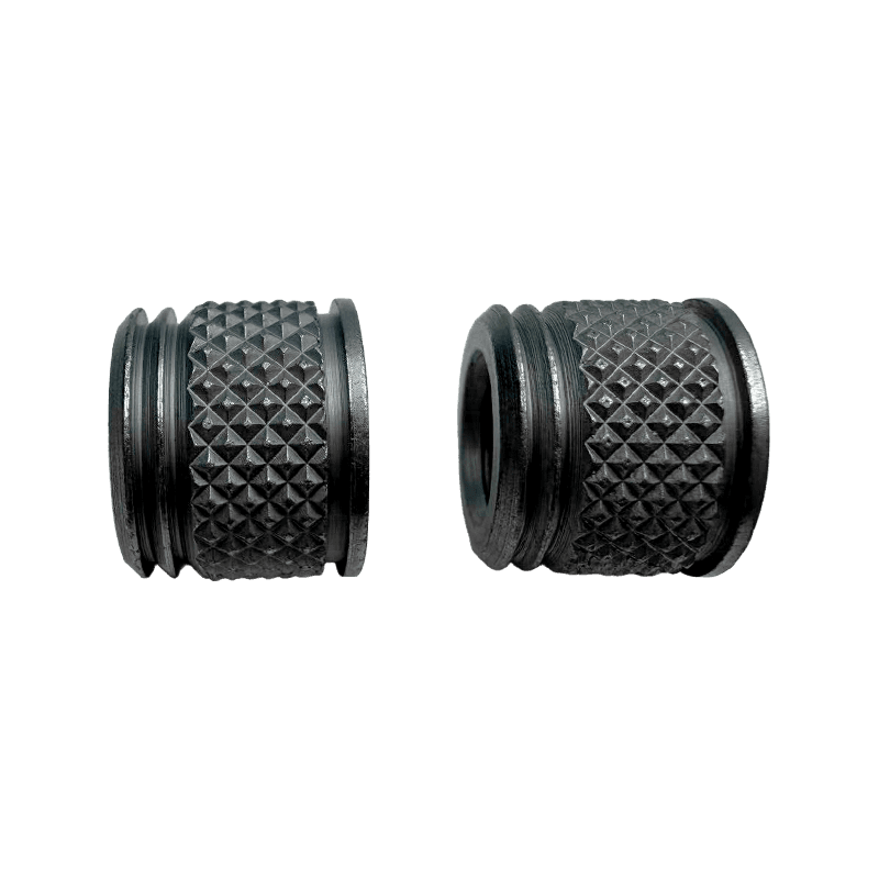 Double-Step Non-Standard Diamond-Knurled Embedded Nut
