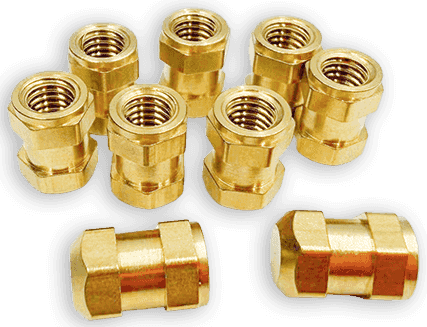 Single-End Threaded Brass Standoff / Blind-Hole Support Brass Nut