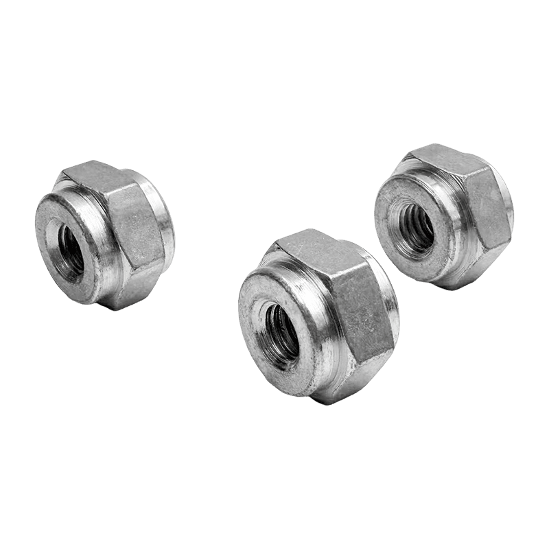 Hex-Step Self-Clinching Nut, Anti-Rotation Carbon Steel Zinc-Plated Sheet Metal Nut