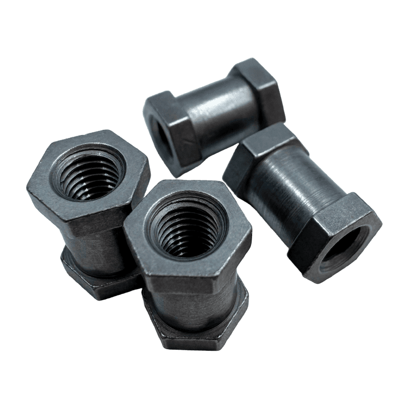 Hex Extended Embedded Nut, Double-Head Hex Injection Insert Nut