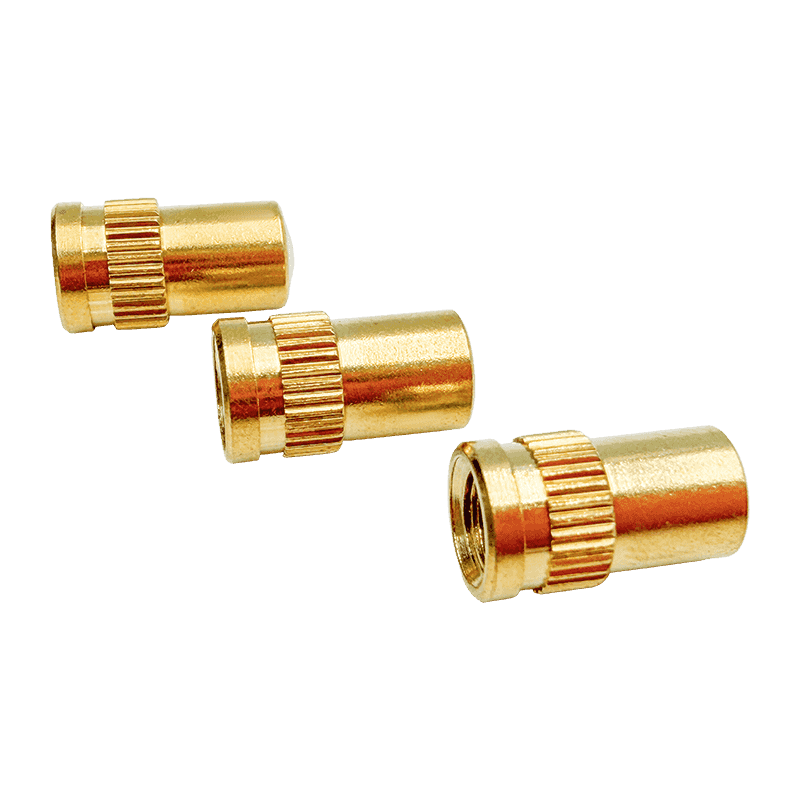 High-Precision Stepped Knurled Brass Insert Nut