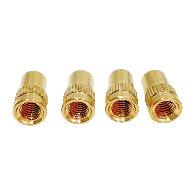 High-Precision Stepped Knurled Brass Insert Nut