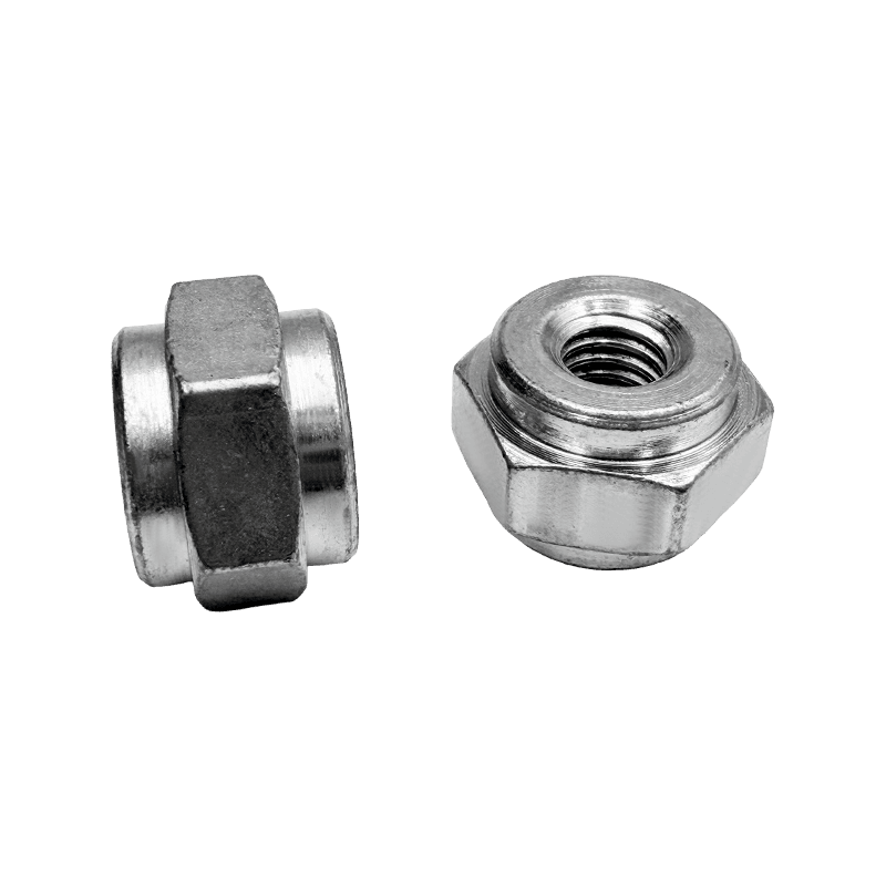 Hex-Step Self-Clinching Nut, Anti-Rotation Carbon Steel Zinc-Plated Sheet Metal Nut