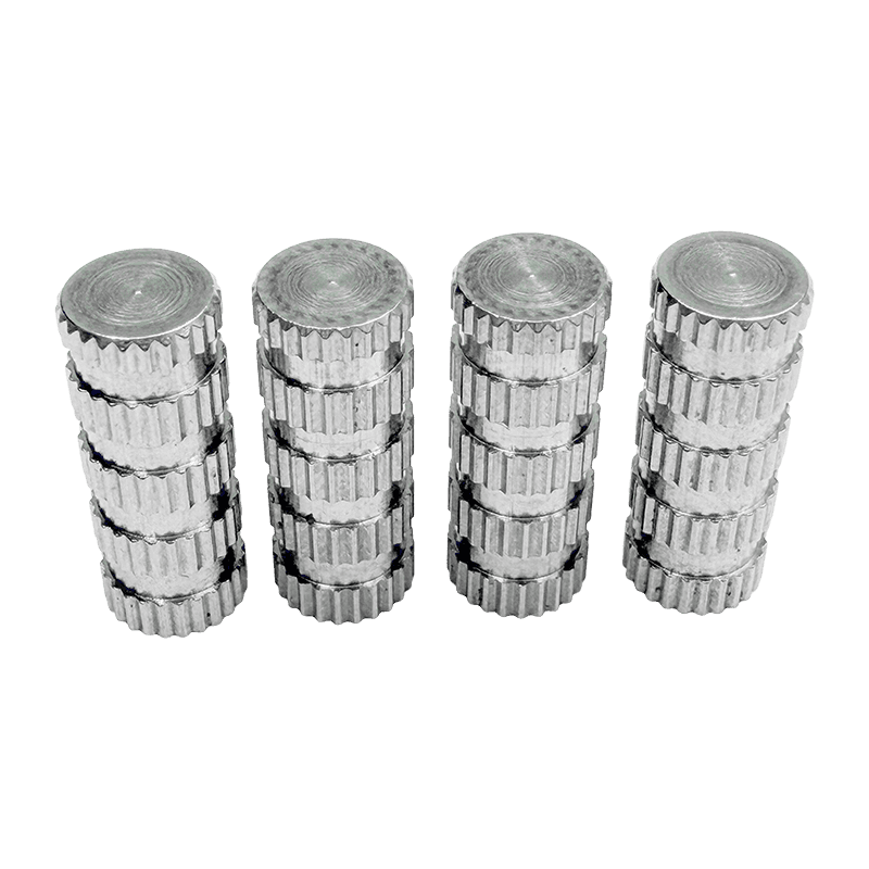 High-Precision Multi-Section Knurled Steel Insert Nut