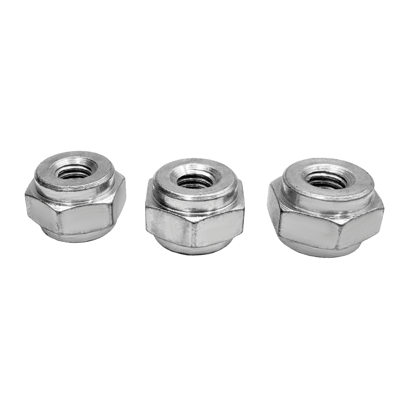 Hex-Step Self-Clinching Nut, Anti-Rotation Carbon Steel Zinc-Plated Sheet Metal Nut