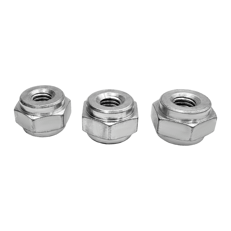 Hex-Step Self-Clinching Nut, Anti-Rotation Carbon Steel Zinc-Plated Sheet Metal Nut