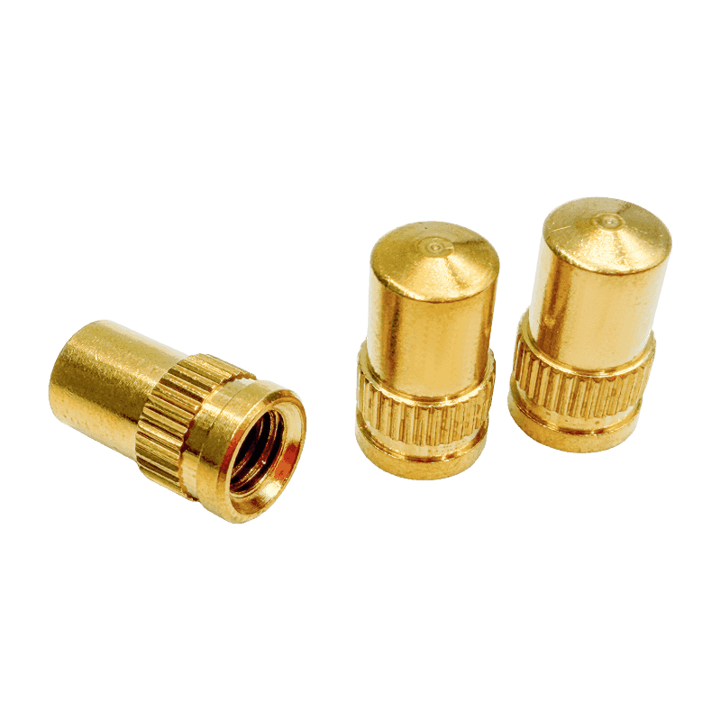 High-Precision Stepped Knurled Brass Insert Nut
