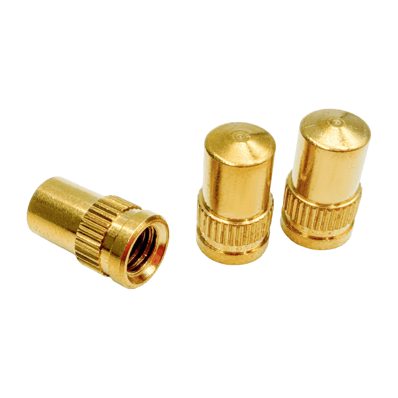 High-Precision Stepped Knurled Brass Insert Nut