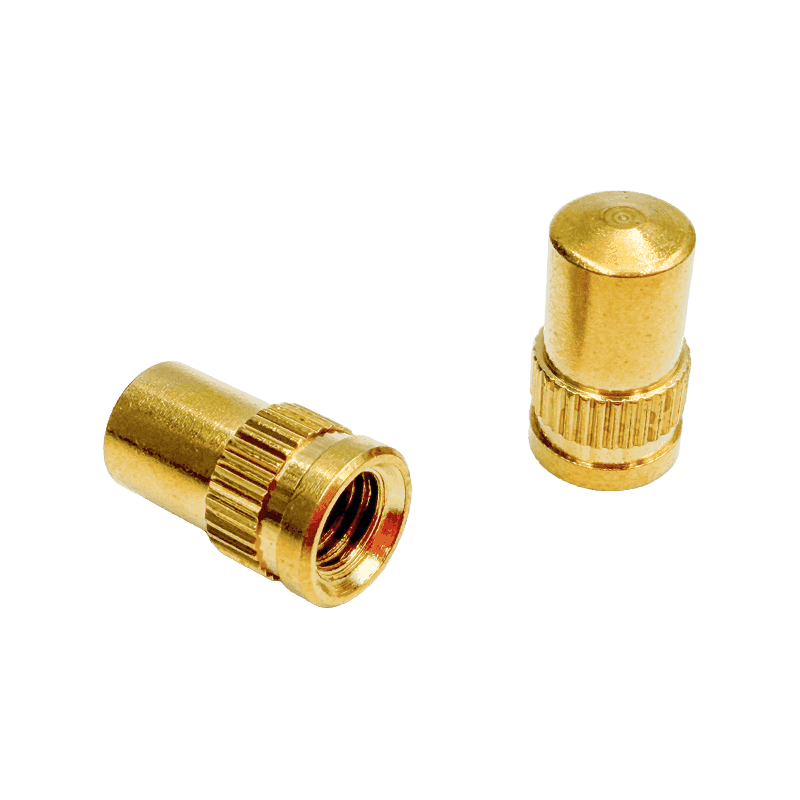 High-Precision Stepped Knurled Brass Insert Nut